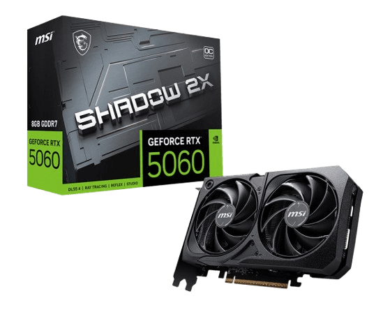 MSI RTX 5060 SHADOW 2X 8GB OC